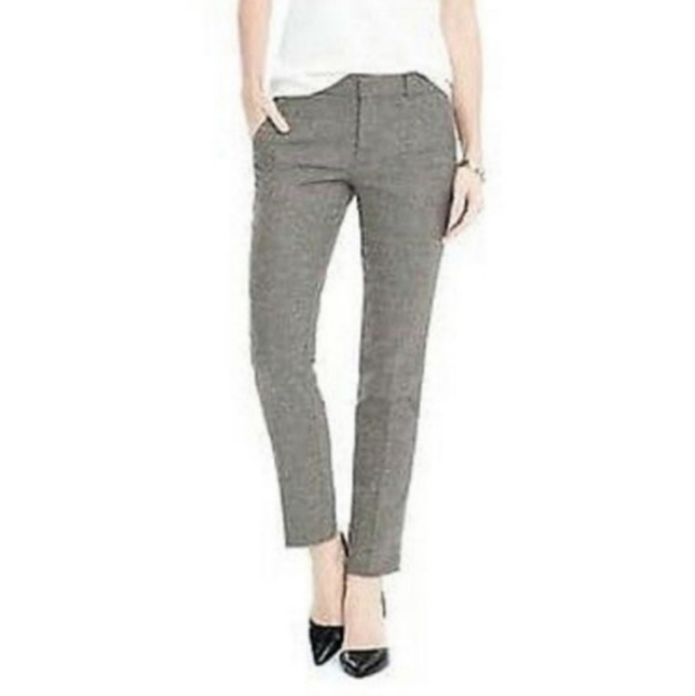 Banana Republic Ryan pants, size 4, herringbone grey